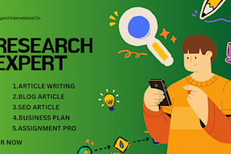 do well researched articles for your blog