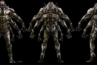 create a full body model with your 3d sculpture game, 3action figurine toys mini