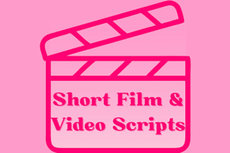 write scripts for short films, youtube videos, or skits