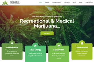 build squarespace cannabis cbd website, weed, hemp, marijuana, tobacco website