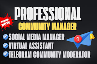 be linkedin social media manager crypto telegram community moderator tiktok mod