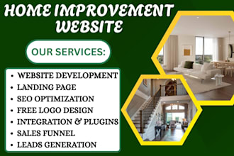 design home improvement website home decor website home inspection website