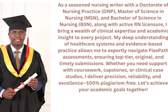 complete my capella flexpath nursing rn to bsn, msn, pmhnp, and dnp in 5 weeks