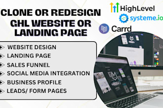 copy clone gohighlevel website sales funnel go high level duplicate landing page
