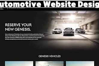 make responsive automotive website, car dealership website car rental website