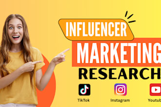 find best instagram, tiktok, youtube influencer list for influencer marketing