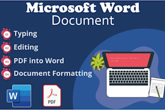 create, format, edit ms word document