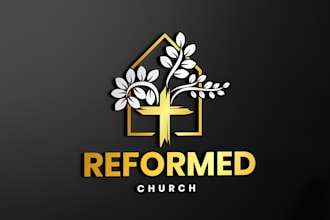 create premium christian ministry religious and church logo