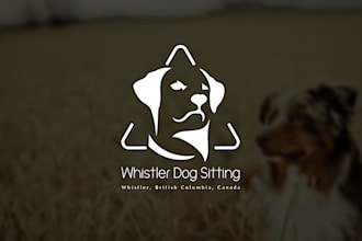 do minimalist custom line luxury animal, pet, dog, and horse logo design