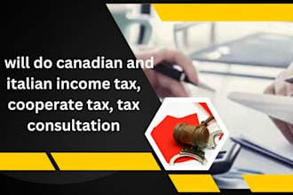do canadian and italian income tax, cooperate tax, tax consultation