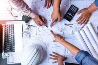 assemble US, UK engineering drawings, pe stamp, architectural stamps ca, fl