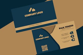 design professional business card design or visiting card