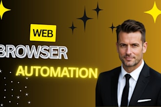 do browser automation, python scripting and bot development