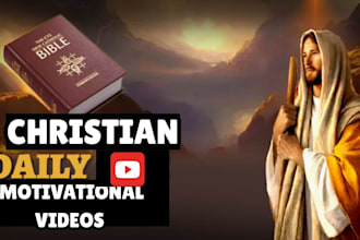 create christian, church, and motivational videos for youtube
