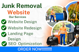 junk removal junk removal website cleaning website  handyman website