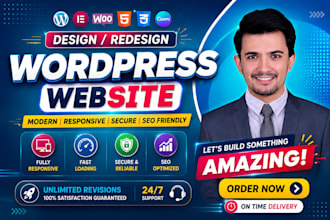 design redesign and develop wordpress websites
