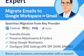 migrate your email to google workspace or office 365 no downtime