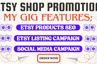 do etsy shop promotion, etsy products seo, boost etsy traffics and etsy sales