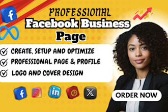 create and set up your facebook business page professionally
