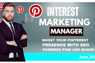 manage your pinterest SEO, marketing audit, and grow your business fast