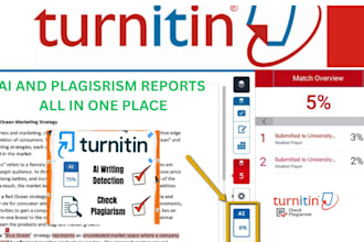generate urgent plagiarism reports and ai checks for your documents