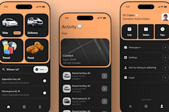 develop uber clone, taxi booking, ride sharing, and truck booking app