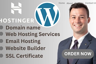 provide domain name, web hosting, email hosting, SSL and website builder