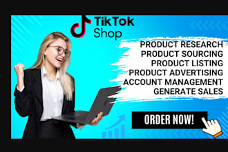 help you in tiktok shop management as virtual assistant, affiliate outreach