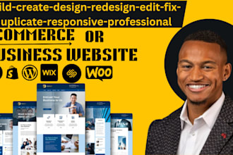build redesign revamp update clone customize edit wordpress  shopify website