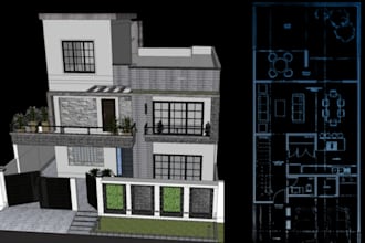 create professional architectural floor plans revit design