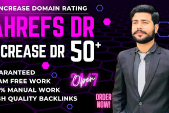 increase ahrefs domain rating dr 50 plus