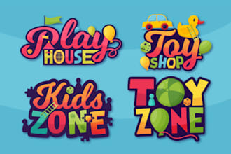 design a beautiful, baby, kids or children logo