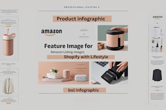 design amazon listing image, product or bol infographic
