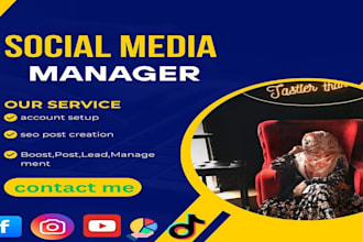 be your professional social media manager to grow your brand