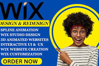 build wix website animation 3d animated website wix studio design