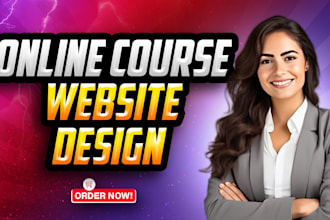 upload your online course and build a sales page on kajabi, thinkific, podia
