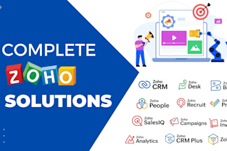 create custom zoho CRM modules, dashboards, and automations