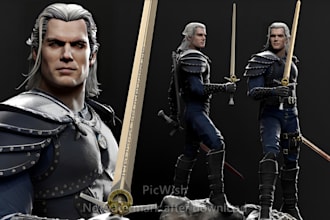 3d articulated action figure 3d sculpting 3d flexi model toy model 3d printing