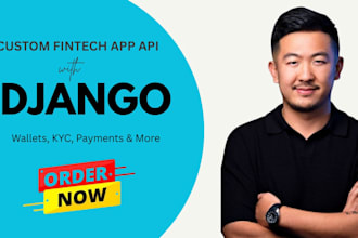 build a fintech and wallet app API with django