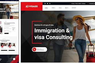 build a professional immigration or visa consultancy website
