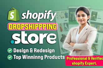 design, redesign shopify store, shopify dropshipping store, shopify website