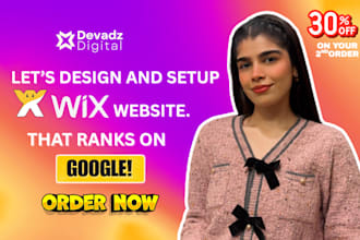 build wix business website desing and redesign, wix ecommerce website