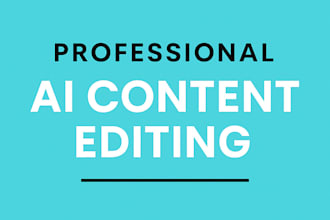 edit and humanize your ai generated report professionally