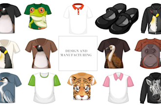 design tech pack and manufacture clothes, t shirts, hoodies and much more