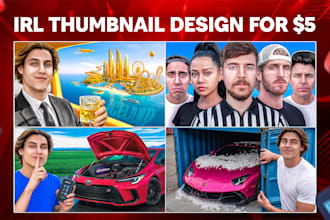 create custom irl thumbnails to drive youtube traffic