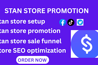 do stan store setup, stan store promotion
