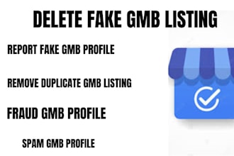 report to remove fake and spam google my business gmb listings