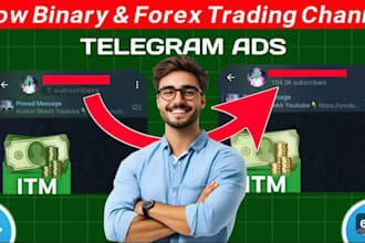 hit 50m real telegram subscribers to forex channel, crypto telegram promotion
