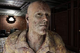 texture your model using pbr textures