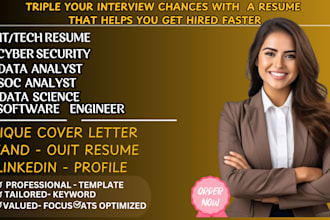 write cybersecurity, data analyst, data science resume, social analyst